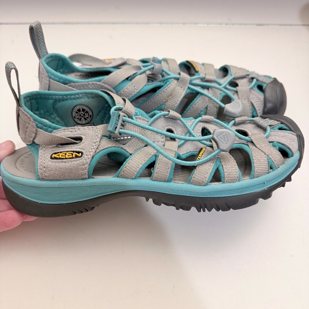 Keen aqua grey water sandals sz 7 - Picture 9 of 10